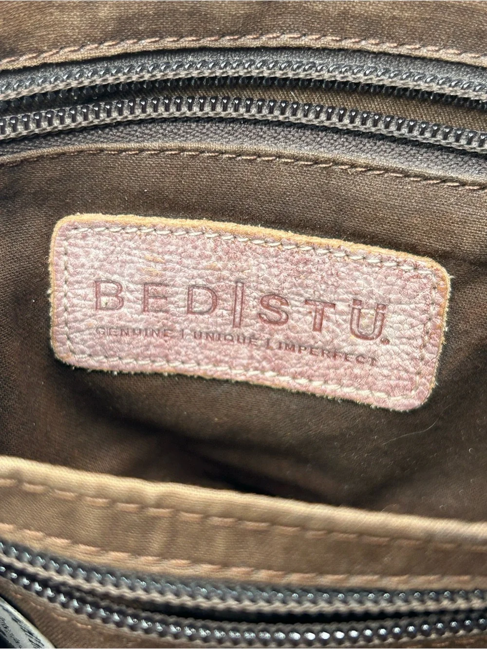 Bed Stu Leather Ventura Crossbody Bag Nectar Lux